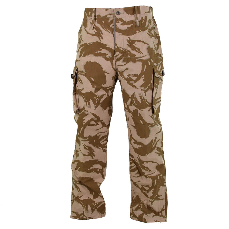Pantaloni dell'esercito britannico originali Desert DP Field Troops Combat Offroop Bdu Pantaloni