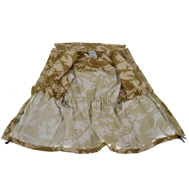 Original British Army Jacket Smock Desert Camo Ripstop Parka Problema militar nuevo