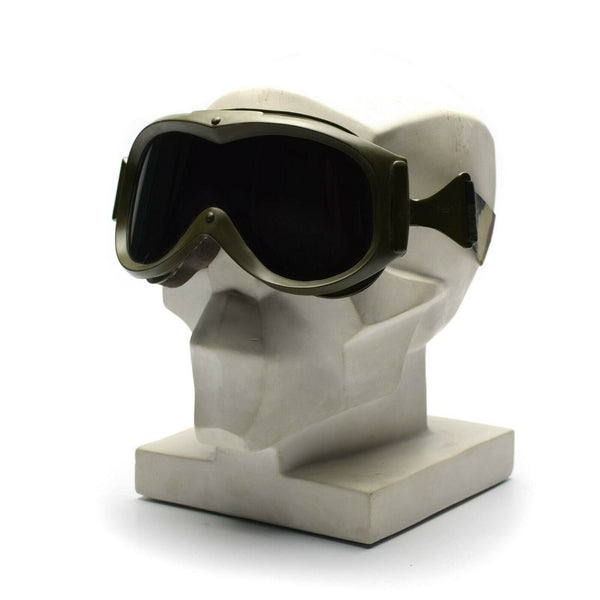 Véritables lunettes de protection pour les yeux de l'armée française pour tankiste, verres militaires, soleil, sable, vent