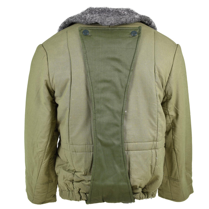 Echt Hongaars leger gewatteerd jasje m65 bont kraag warme winter warme parka nieuw
