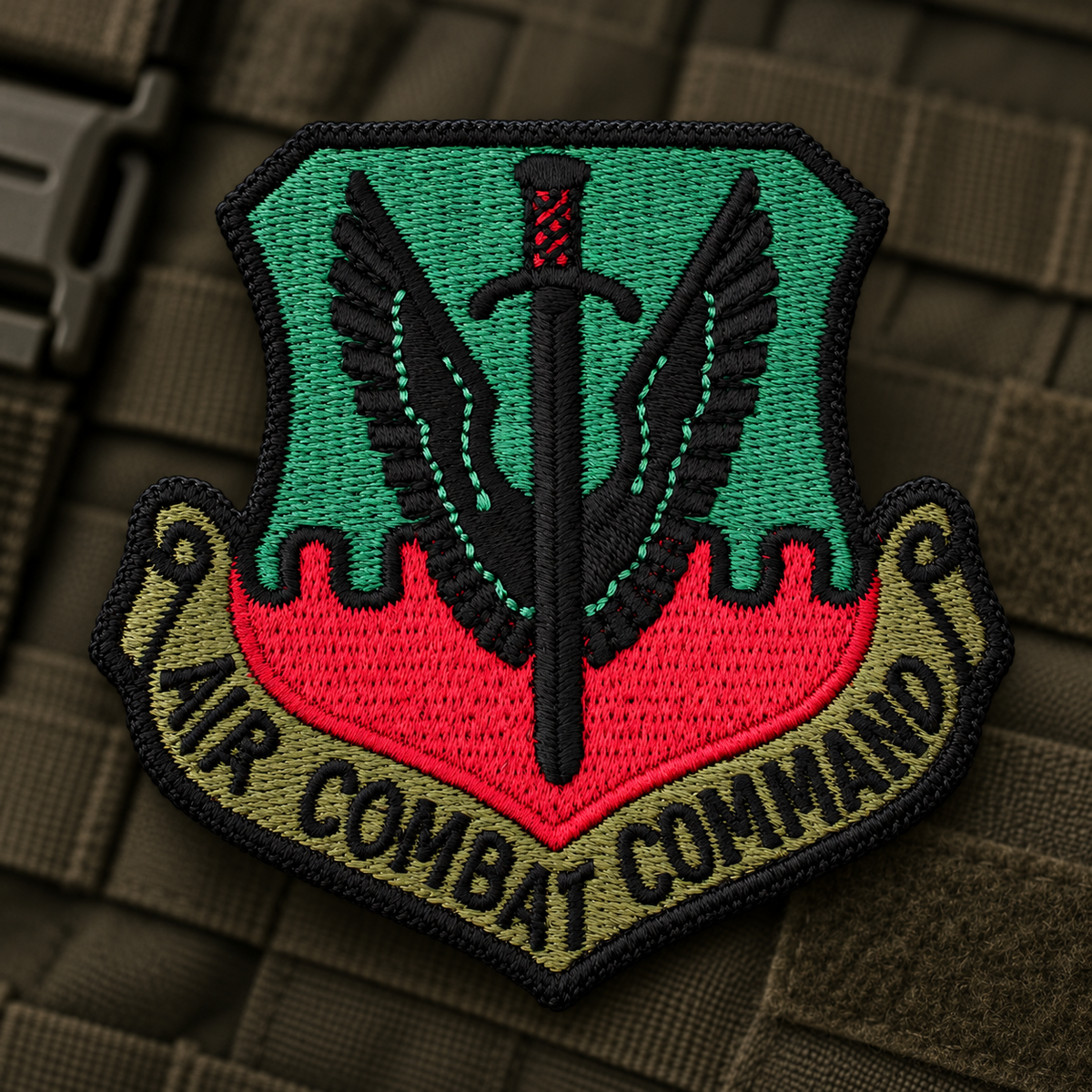 Originele US Air Force ACC Air Combat Command Patch USAF Militair Overschot