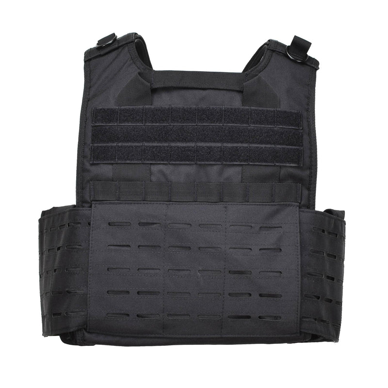 MIL-TEC LASER CUT tactical combat plate carrier military vest molle compactable Black