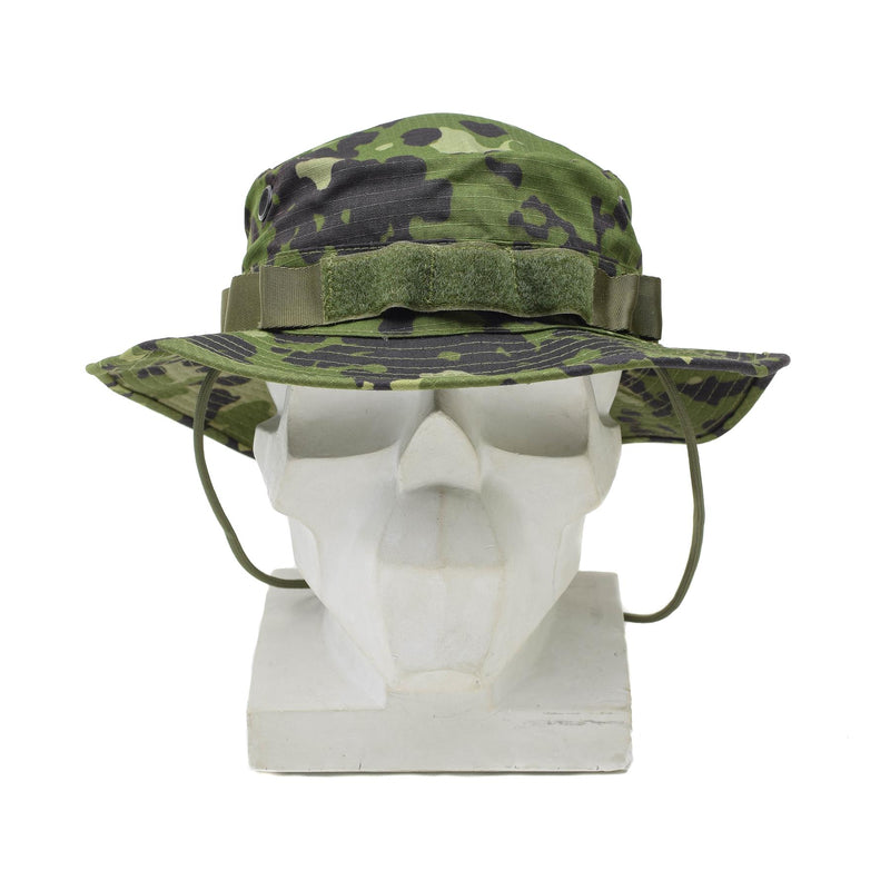 TACGEAR Brand Danish Army style Boonie hat M84 camo ripstop vent holes wide brim