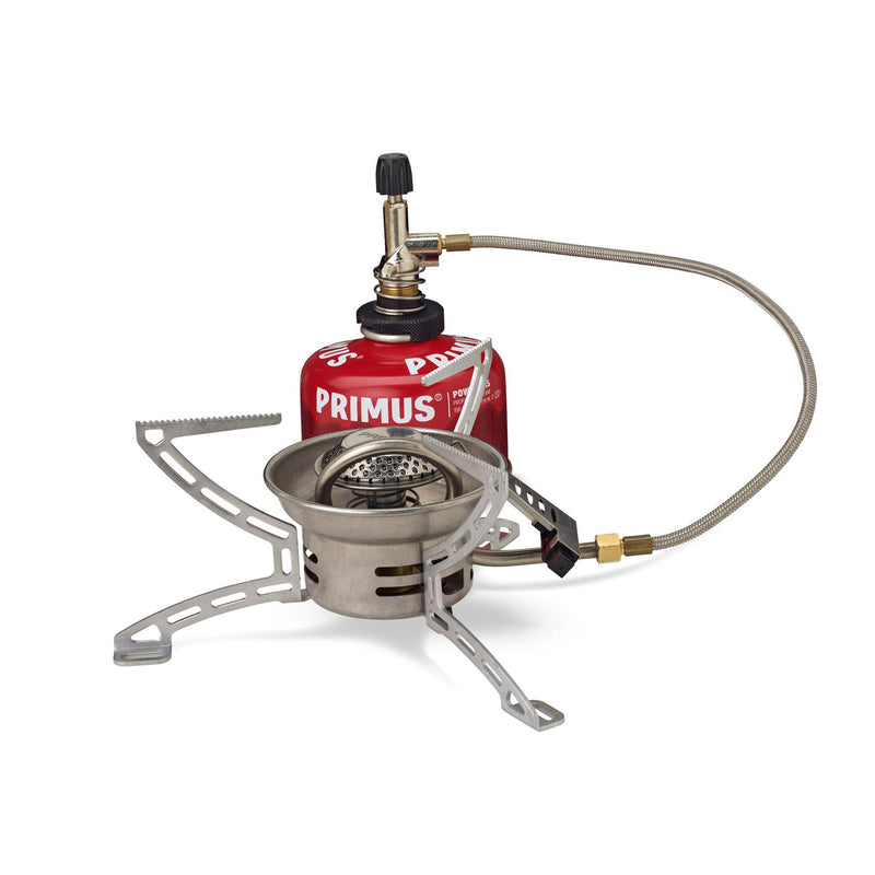 Primus EasyFuel Duo Piezo foldable propane burner butane camping cooking stove