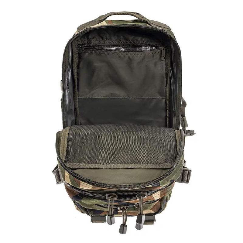 MIL-TEC US Assault taktischer Rucksack 20 Liter Wandern Trekking Woodland Daypack