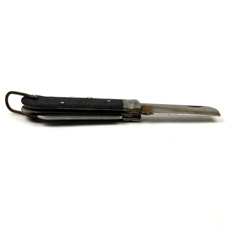 Couteau de poche pliant original vintage de l'armée italienne de la marine.