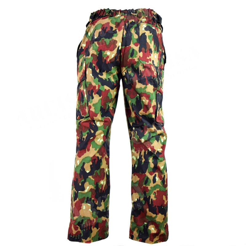 Original Swiss army pants M83 combat Alpenflage Camo field trousers Switzerland
