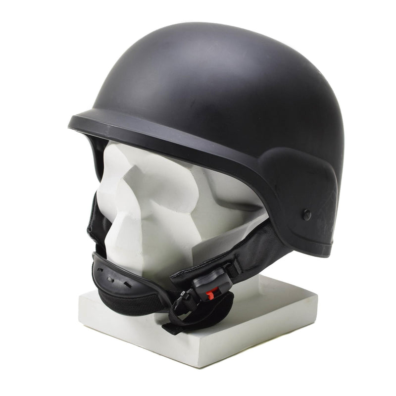 Casque militaire britannique original en plastique noir MK7, équipement d'entraînement tactique NEUF