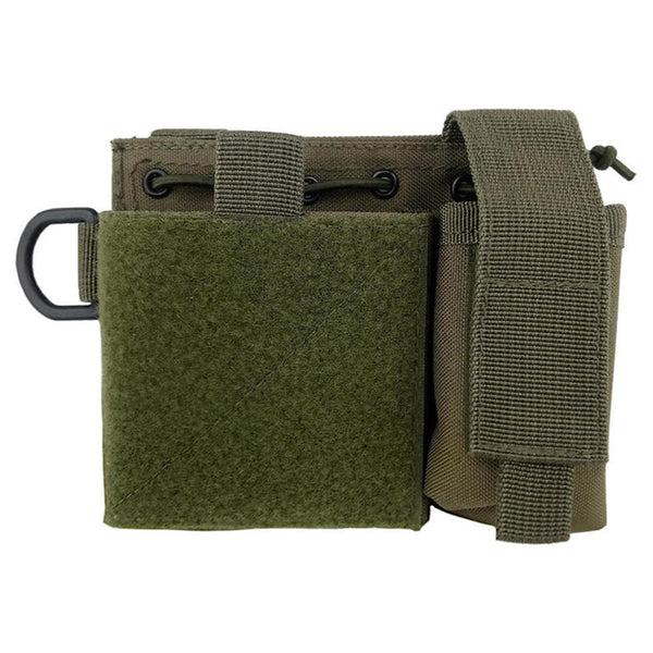 Pochette MIL-TEC ADMIN avec attache molle, lampe de poche, stylo, poche pour ordinateur portable, olive