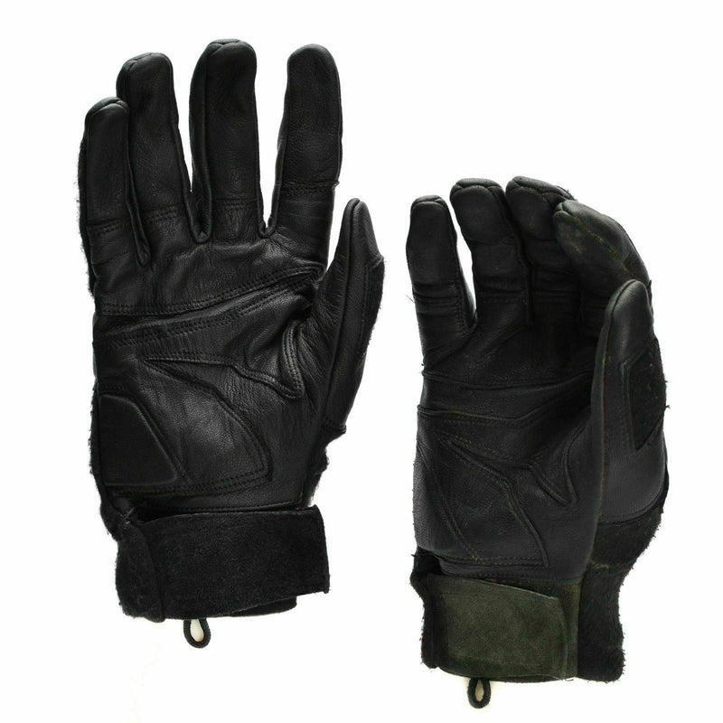 Original Austrian Army combat tactical gloves Leather Nomex military gloves