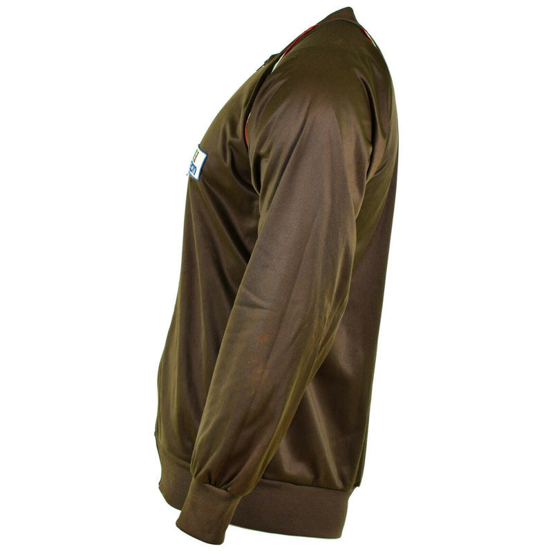 Echte italienische Armee Trainingsanzug Top Jacke Militär Sport Vintage
