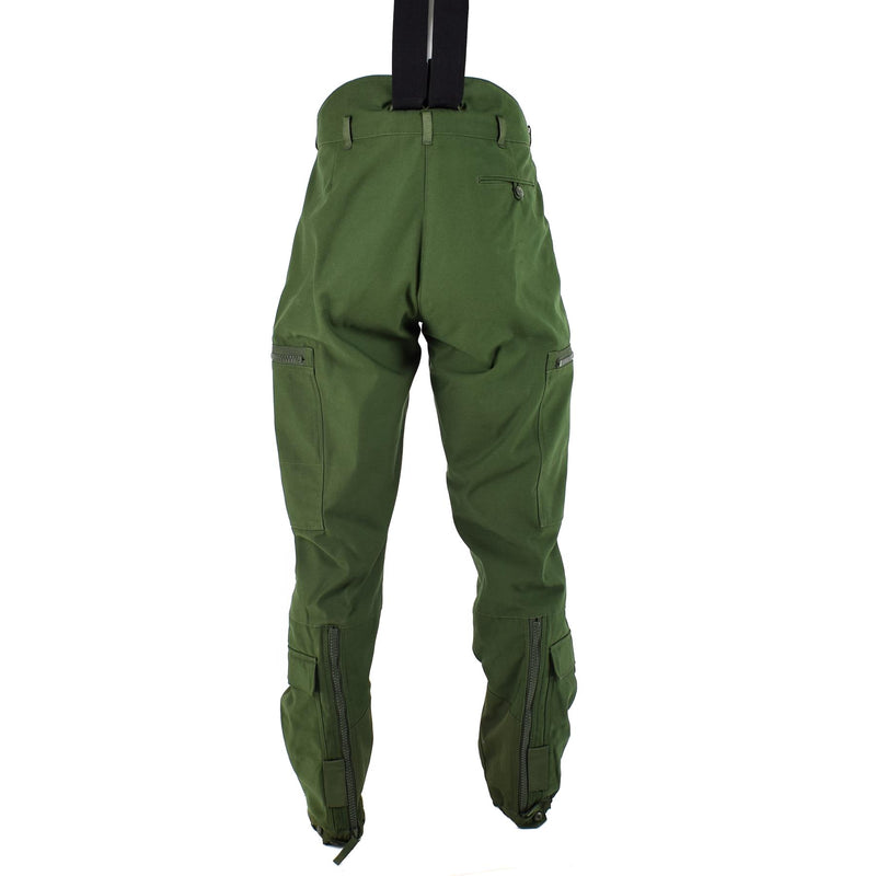 Genuine Swedish thermal tanker pants m90 Olive BDU trousers w braces overall NEW