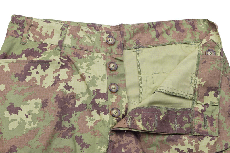 Genuine Italian Military combat pants field troops ripstop BDU vegetato trousers