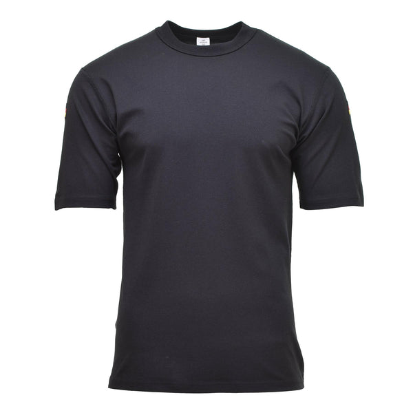 Leo Kohler Militaire T-shirts Leger Personeelsuniform Eerste laag Onderhirt Zwart