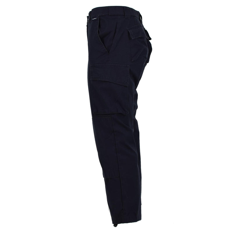 Genuino Policía Británica Ripstop pantalones Azules de pantalones