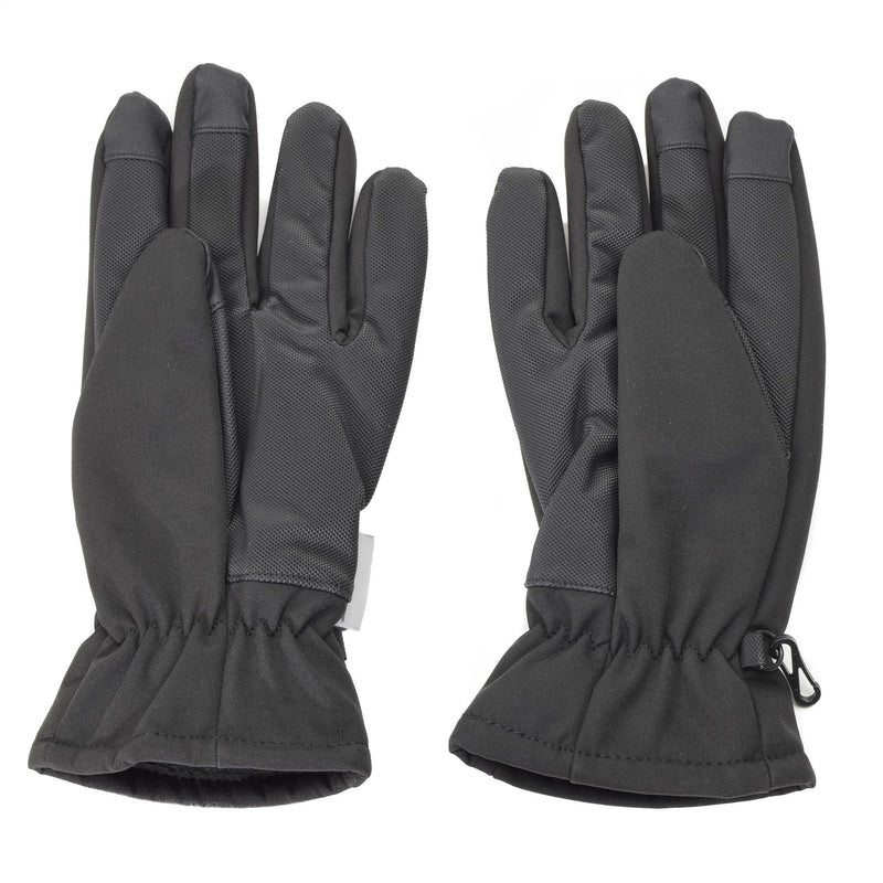 Gants Mil-Tec pour hommes, doublure Softshell THINSULATE™, noir, équipement tactique d'hiver pour hommes