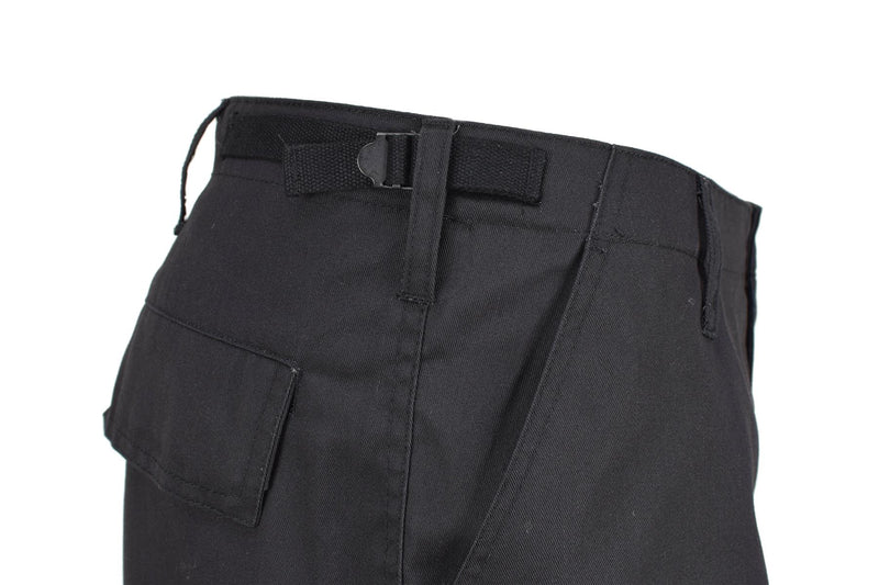MIL-TEC Tropas de estilo militar Bermuda Combate Uniforme del ejército pantalones cortos negros