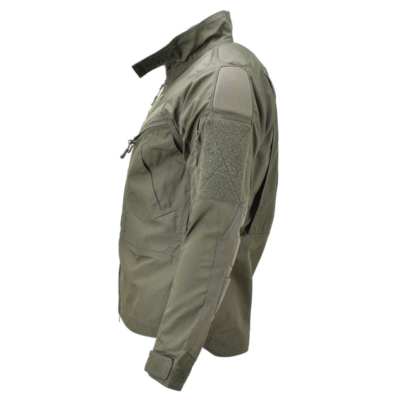 Veste chimère de style militaire de marque Mil-Tec en ripstop vert olive uniforme de combat