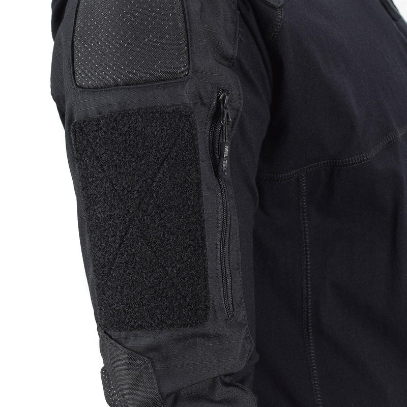 Mil-Tec Brand Militar Military Style Durable Tactical Combat Shirt Chimera Black