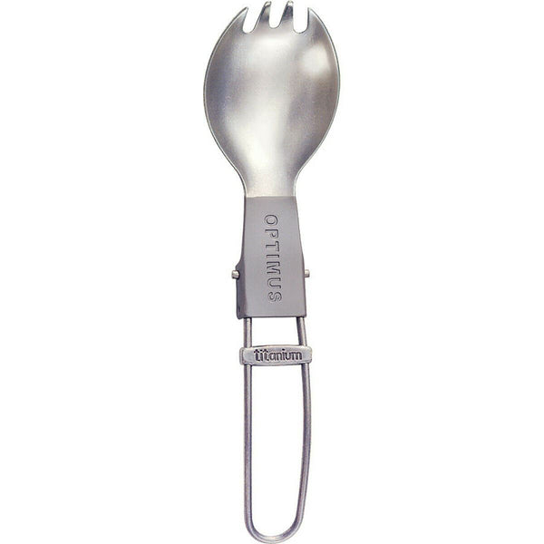 Optimus titanium spork ultra liviano plegable senderismo mochilado supervivencia