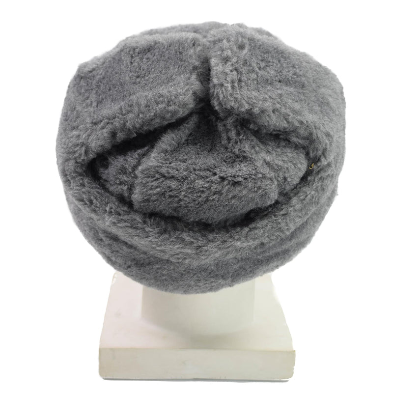 Original Czech Republic army winter hat cold weather faux fur earflap cap issue