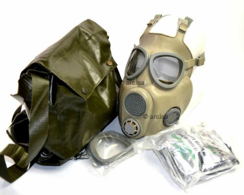 Masilla de gas militar checos del ejército checoslovaco M-10. Nuevo conjunto completo. CZ Gas Mask M10