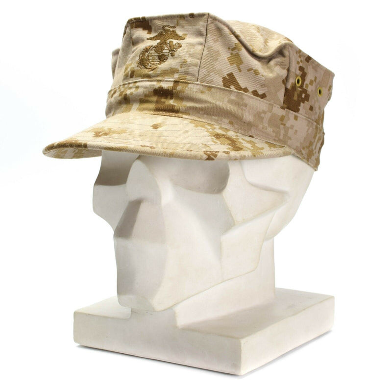 Véritable casquette de garnison de l'armée américaine MARPAT MC DESERT chapeau militaire de campagne patrouille BDU