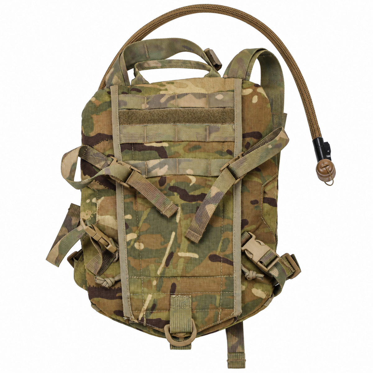 Mochila de hidratación militar israelí original de 3 litros Rider TPU Vejiga MTP Camo