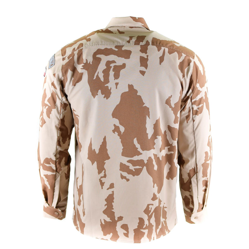 Genuine Czech army shirt Desert camouflage 95 field uniform military surplus NEW - GoMilitar