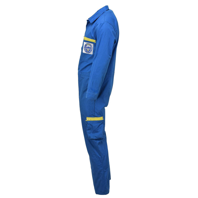 Original German Military Bundeswehr coverall Oko-tex acid-resistant blue surplus