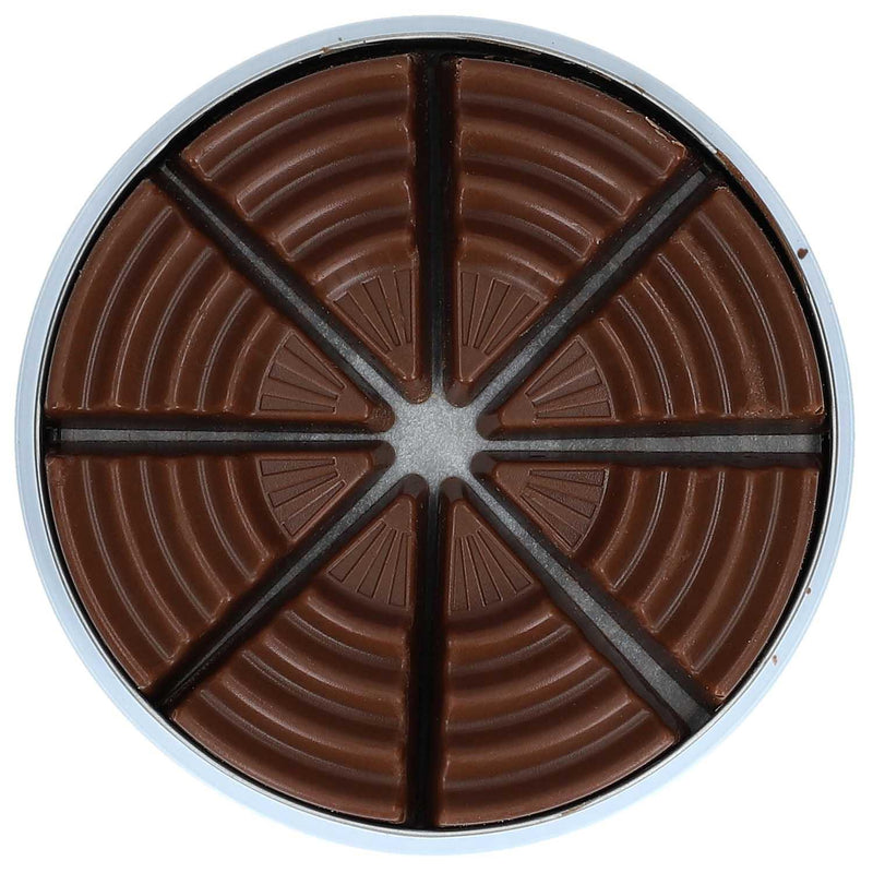 Energía alemana chocolate chocolate escolar con leche integral 100 g de estaño azul