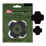 Prym FabPatch EXTREME Parches reparadores autoadhesivos hidrófugos negro