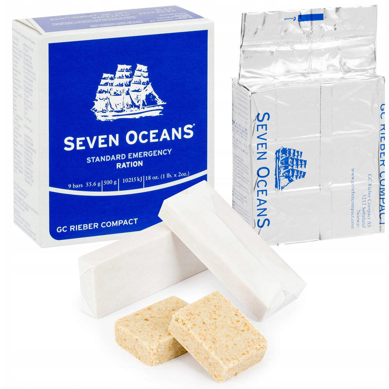 Siete océanos Biscuit Ration Comida de emergencia SUPERVIVA DE SUPERVACIÓN CAMPING CAMPING 1 PPCS
