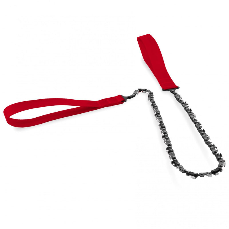 SCIE DE POCHE NORDIQUE Tronçonneuse à main compacte et portable pour camping d'urgence avec poignées rouges