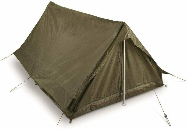 Echt Frans leger F1/F2 2-persoons tent Olive Beige France Militair Surplus Nieuw