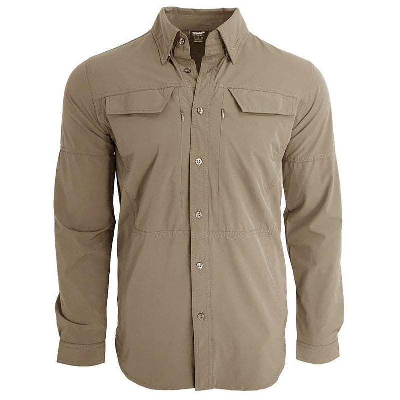 TEXAR long-sleeve military shirt slim fit durable garment classic army shirts