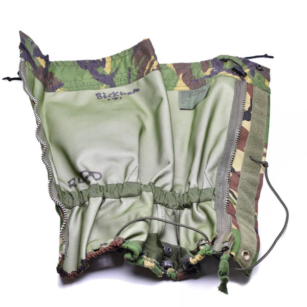 Originele Britse leger DPM Camouflage Baiters Waterdichte standartgrootte