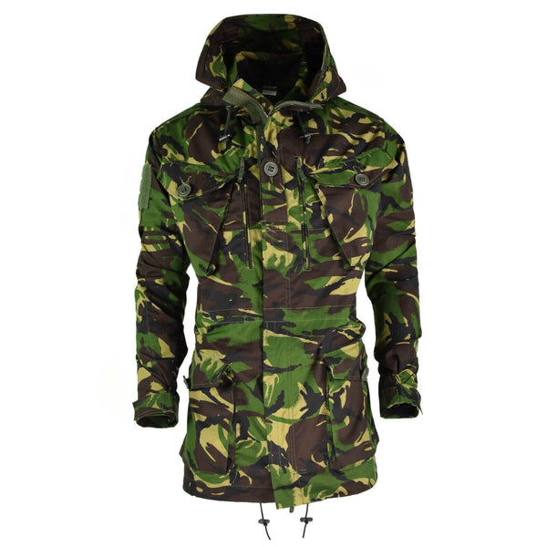 Combate militar del ejército británico original DPM Jacket de campo Parka Smock a prueba de viento nuevo