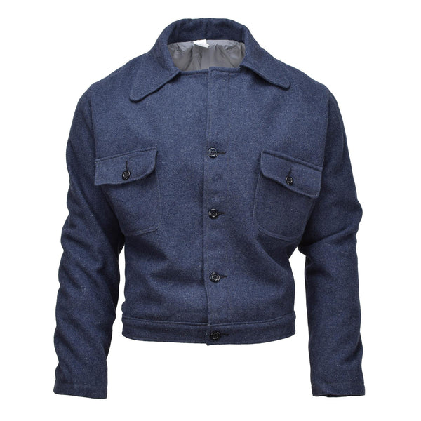 Original italiano ejército italiano chaqueta ike chaqueta blusa de lana chaqueta uniforme azul