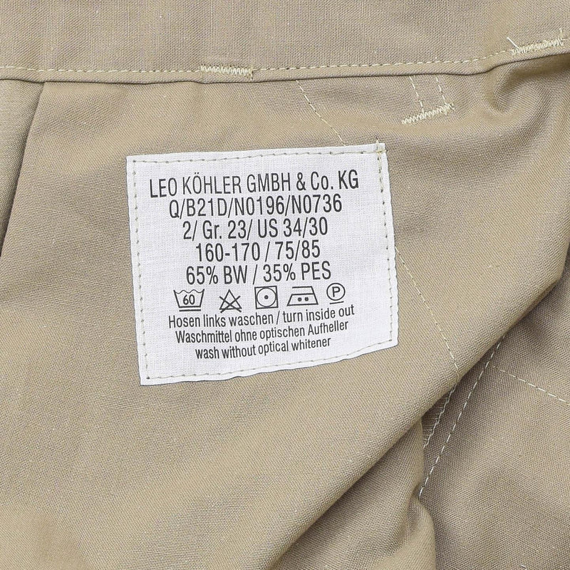 Leo Kohler Militärische taktische Feldhose Tropentarn Camo Wander-Cargohose