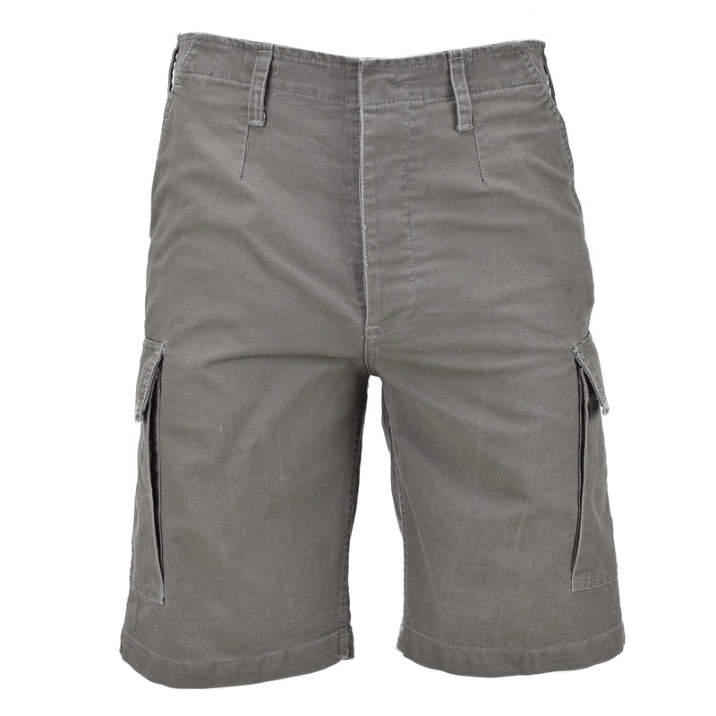 Mil-Tec Brand German Army style olive prewashed Moleskin bermuda military shorts