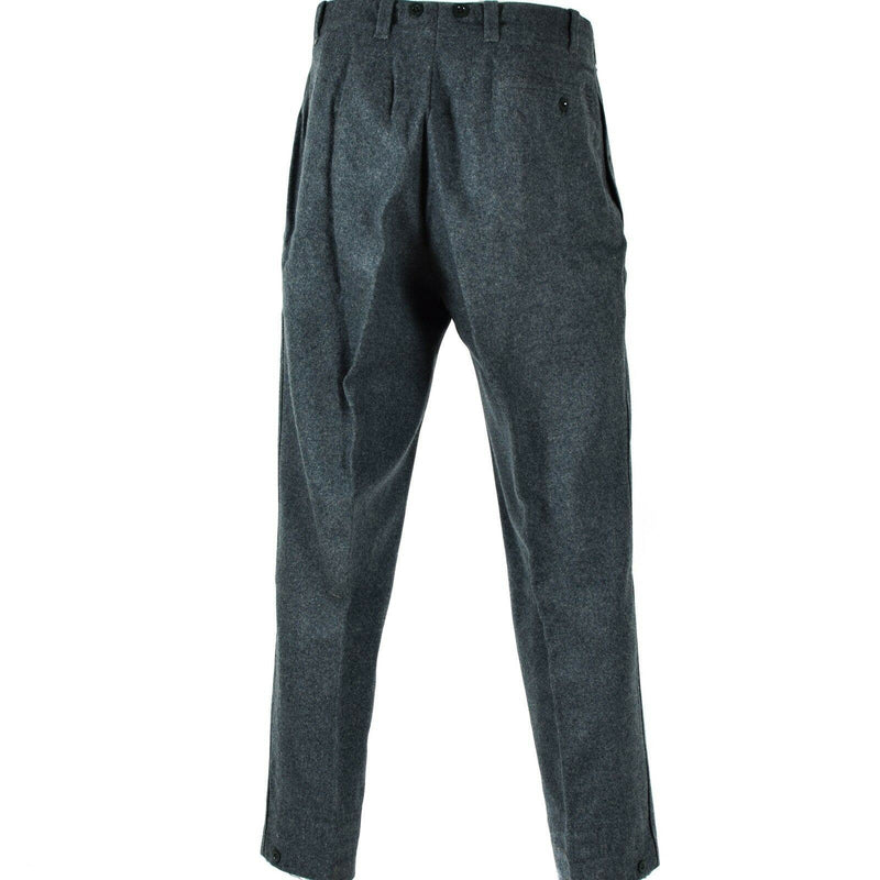 Original Swiss army wool pants military surplus field trousers Switzerland