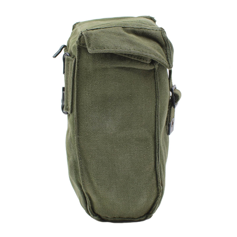 Pochette pour bouteille d'eau militaire britannique originale M58 avec bretelles réglables vintage Olive
