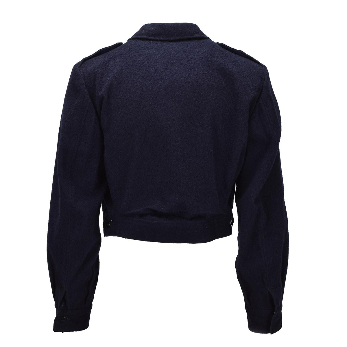 Origineel Frans leger M47 IKE jas wollen knoopsluiting vintage blauw