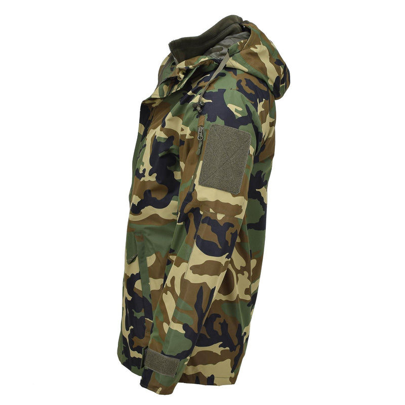 MIL-TEC Military style GEN II lined winter jacket woodland camo soft shell parka