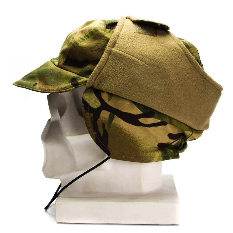 Genuine British Army MTP Camo Waterproof Gore Tex cap Lined Cold Weather hat New