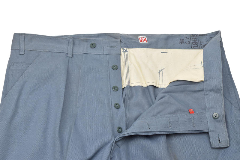 Original dänische Militärhose, lässige Personalhose der dänischen Armee, blau, NEU