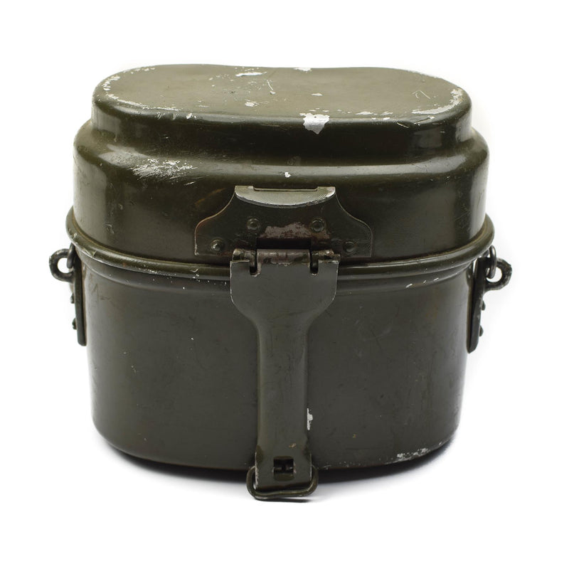 Genuine Hungarian Army mess kit. Aluminium military bowler pot 2pcs set