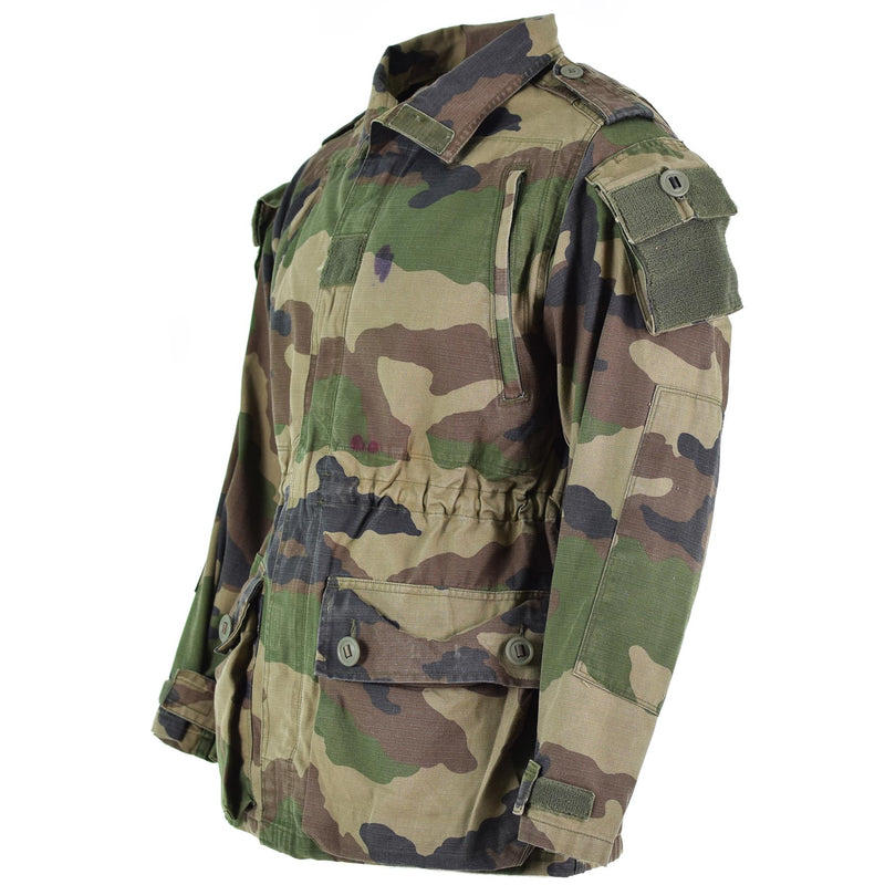 Genuine French army Smock jacket CCE camo military combat parka Sateen Felin T4