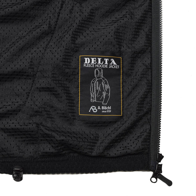 Veste thermique style militaire de marque Blochl polaire à capuche renforcée noire NEUF